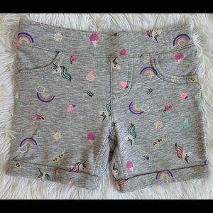 Size 4 Jumping Bean Unicorn Midi shorts VGUC